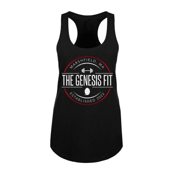 FULL COLOR CIRCLE BADGE - WOMEN'S FITTED TANK TOP Thumbnail
